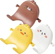3pcs Cute Hair Dryer Holder Hair Dryer Holder Cabinet Door Bathroom Blow Dryer Rack Hair Dryer Shelf Blow Dryer Wall Holder Hair Dryer Holder Stand Wall Blow Dryer Holder