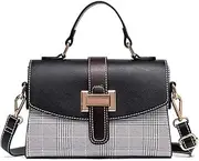 [zhongningyifeng] Crossbody Purse for Women Shoulder Bag Leather Waterproof Retro Fashion Handbag Small