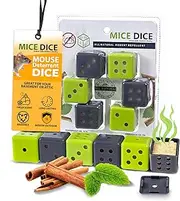 Peppermint Oil to Repel Mice Dice - Mice Repellent Replaces Mouse Poison for Home and Outdoor - 6 Pack