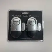 Door Window Alarm 2 Pack Noopel Home Security Wireless Magnetic Sensor Burgla...