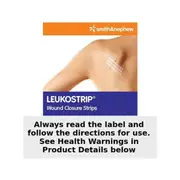 Smith & Nephew Leukostrip Wound Closure Strips 6.4mm x 76mm 3 x 3 Strips
