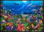 Ocean Wonders - Counted Cross Stitch Patterns - Color & BW Symbols Charts