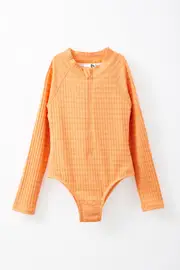 [Cotton On Kids] Cotton On Kids - Lydia One Piece - Mandarin pop/shimmer stripe 7 MANDARIN POP/SHIMMER STRIPE