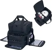 [Jlobnyiun] Nail Accessories Storage Box - Nail Polish Carrying Case, Nail Lamp Bag | Nail Set Storage Bag, Travel Nail Art Set Bag for, Single Attribute, Se référer au descriptif, Refer to description