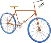 GOOHOCHY Retro Bike Decor Stainless Steel Tabletop Bike Model Vibrant Colors for Home Office Decor