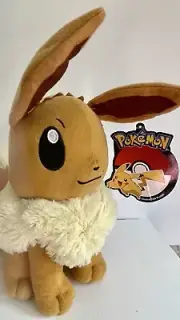 Pokemon Plush Eevee 12” inch Soft Stuffed Toy New w Tag Stuffed Toy NWT
