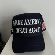 RARE Black Cali Fame MAGA Cap 47 Authentic official Trump 2024 campaign gear Hat