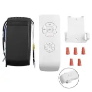 Easy to Use Wireless Receiver Ceiling Fan Light Remote Dimmer Timing Kit Black