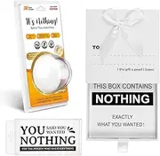 Watersay 3 Pcs Christmas Prank Gift Box Set Nothing Gift Useless Box Practical Joke Hilarious Gag Gift for Funny Novelty Holiday Xmas Birthday Party Favors Supplies