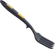 CONGARTENO Non-Slip Large Silicone Fork Pasta Server Fork Salad Mixing Tool Reusable Cooking for Kitchen
