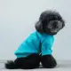 【CAMPET】VARSITY 美式刺繡大學T-湖水藍-XL-2XL(寵物保暖衣)