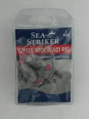 Sea Striker MCRR112 Mono Circle Hook Egg Ready Rig 17" 1.5 oz Size 1/0 Hook 2CT