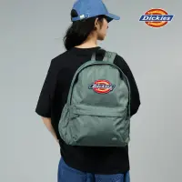 在飛比找momo購物網優惠-【Dickies】男女款森林綠防水Logo印花圖案後背包｜D