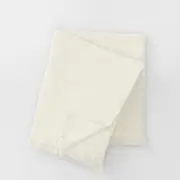 Sheridan Skara Fringe Throw in Antique White Cotton