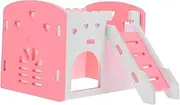 HOLIDYOYO Hamster Hideout House Villa for Small Animals for Hamsters and Guinea Pigs Durable and Bite Resistant Design Play and
