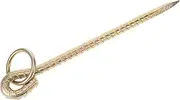 COLLBATH Heavy Duty Metal Livestock Farm Accessories Cattle Tie Out Stake Dog Stakes for Ground
