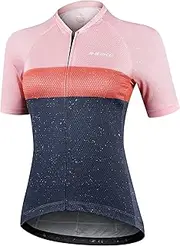 [INBIKE] Cycling Jersey Breathable Cycling Clothing for Women Cycle Jersey Summer Ladies Cycling Top Quick-Dry Sport Fitness Jogging Biking MTB Bike Bicycle T Shirt