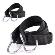 18 Inch Bungee Cord Black Flat Heavy Duty Bungee Cord with HookBungee stape 1...