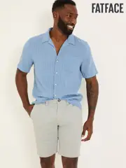 FatFace Mawes Light Grey Chino Shorts (E80238) | $102