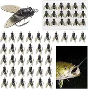 Bionic Fly Fishing Bait Flies Lures Kit Fly Hook Soft Bait Dry Wet Flies Small Soft Artificial Baits Add Fish Trout Jig Swimbaits Fishing Attractant for Freshwater Saltwater