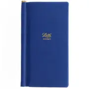 Letts Legacy Slim Address Book Blue Coloured Notebook Home Office Stationery