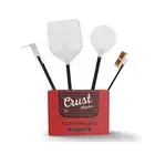 CrustMaster Pizza Peel Set - 12x14" Rectangular Peel, 9" Round Turning Peel, ...