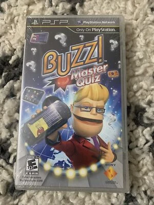 Buzz Master Quiz - Sony PSP NEW FACTORY SEALED