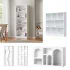 Oikiture Bookshelf Display shelves Unit Bookcase Book Cube Storage Stand Rack