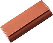 [Healeved] Elegant Practical Men's Women's Leather Eyeglasses Case Portable Safe Storage