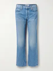 [Mother] Mother - The Smarty Mid-rise Slim-leg Jeans - Mid denim - 31 31 Blue