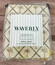 Waverly Balloon Valance Palm Trees 79x14 Tangier Sage Florida Tropical NEW
