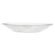 Kosta Boda Contrast Dish - White/White