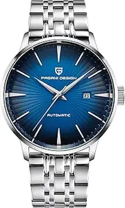 [TYBERLEY] Pagani Design PD2770 Fashion Herren Automatik Mechanische Uhr Edelstahl Wasserdicht Lederband Einfache Business Sport Armbanduhren