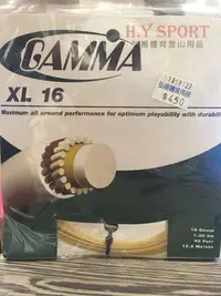 在飛比找Yahoo!奇摩拍賣優惠-GAMMA  XL16 網球線