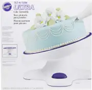 Wilton Tilt-N-Turn Ultra Cake Turntable and Cake Stand 12 X 7-Inch