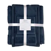 Algodon St Regis Collection Towel 5 Piece Pack - Navy