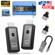 Wireless HDMI Extender Video Transmitter Receiver Fr Camera PC To TV Monitor