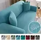 Thick Elastic Jacquard for Armchair 1/2/3/4 Seater L Shaped Corner Sofa Covers