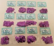 Lot of 2,400 pcs Vintage Sulyn 8mm Round Metallic Purple Sequins Sewing Crafts