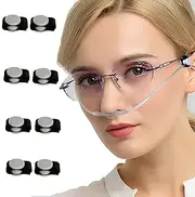 8PCS Oxygen Tube Holder for Glasses，Oxygen Nasal Cannula Clips for Ear Protection，Elastic and Retractable Oxygen Tube Clips for Glasses，Nasal Cannula Holder