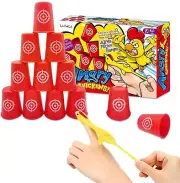 LAFALA Slingshots Chicken Rubber Chicken 12 Dart Cups Flying Chicken Shooting...