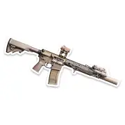 AK15 Gun Sticker Vinyl Decal 4 inch Waterproof Indoor/Outdoor Hunting