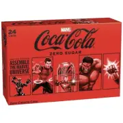 Coca Cola Zero Sugar Soda 24 Pack Soft Drinks Coke 12oz Soda Pack of 24