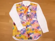 FUTURA x COMME des GARCONS SHIRT PRINT SHIRT CDG FUTURA2000 WHITE YELLOW size XL