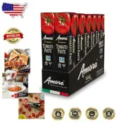 Gourmet Tomato Paste in Convenient Tube - Non-GMO & Double Concentrated 12 Pack