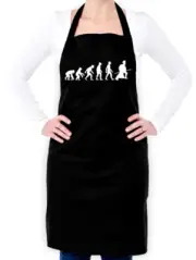 Evolution of Man Spartan - Unisex Apron - Gladiator - Sparta - Greek - Spartacus