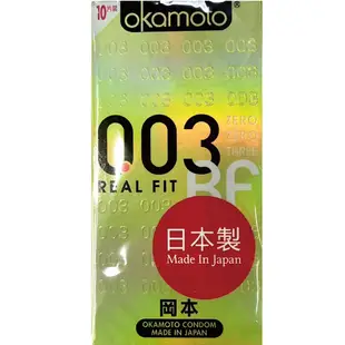 岡本Okamoto RF 岡本003極薄貼身保險套 10入裝