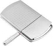 SHOWERORO Stainless Steel Cheese Slicer Cutter Board with Blade for Precision Slicing of Cheese Vegetables Sausages and Bread Versatile Kitchen Tool for Home and Outdoor Use