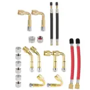 Tire Valves Extension Tire Valves Adaptors for Car Truck Motorbike Bikes