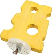 BAZEITFLOW Wood Bird Perch Parrot Grape Platform Parrot Wood Perch Grinding Standing Toy Birds Resting Board Plaything Cage Accessory For Cockatiels